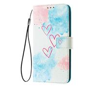 ILING Funda para DOOGEE Note 58 / Note 58 Pro, Diseño de Flores y Patrón Lindo Mujer Elegante Carcasa, Cubierta Billetera de Cuero PU con Soporte/Ranura para Tarjeta (Amar)