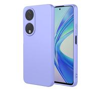 ILING Funda para Honor X7b / Honor 90 Smart 5G, Diseño de Suave Silicona Líquida en Color Sólido Simple Carcasa Protectora Ultradelgado Mate TPU Bumper Antigolpes Cubierta (Púrpura)