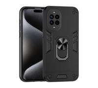 ILING Funda para Huawei Nova 13 Pro, Ultradelgado Mate Armor Carcasa con 360 Anillo Soporte Dura PC y Silicona TPU Bumper Antigolpes Cubierta Case (Negro)