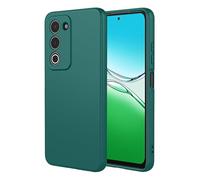 ILING Funda para OPPO A5M / OPPO A5 5G/4G, Diseño de Suave Silicona Líquida en Color Sólido Simple Carcasa Protectora Ultradelgado Mate TPU Bumper Antigolpes Cubierta (Verde Oscuro)
