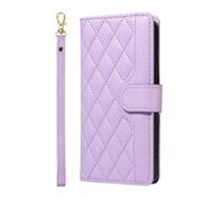 ILING Funda para Realme C71/Realme C73/Realme P3 Lite 4G, Carcasa Billetera de Cuero PU con Bloqueo RFID, Soporte Plegable, Ranura para Tarjeta, Elegante Lujosa Mujer Antigolpes Cubierta (Púrpura)
