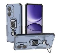 ILING Funda para Xiaomi Poco F7 5G, Ultradelgado Militar Armor Antigolpes Carcasa con 360 Metal Anillo Soporte, Dura PC y Suave Silicona TPU Bumper Cubierta Case (Azul)