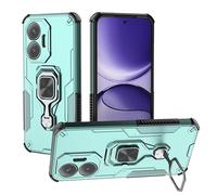 ILING Funda para Xiaomi Poco F7 5G, Ultradelgado Militar Armor Antigolpes Carcasa con 360 Metal Anillo Soporte, Dura PC y Suave Silicona TPU Bumper Cubierta Case (Verde)