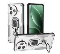 ILING Funda para Xiaomi Poco F7 Pro 5G, Ultradelgado Militar Armor Antigolpes Carcasa con 360 Metal Anillo Soporte, Dura PC y Suave Silicona TPU Bumper Cubierta Case (Verde)
