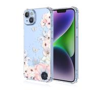 ILING Funda para Xiaomi Redmi 15C 4G, Diseño de Flores y Dibujos Animados Lindo Ultradelgado Elegante Carcasa, Suave Silicona Transparente TPU Bumper Cubierta (Flores Rosadas)