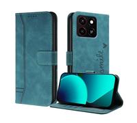 ILING Funda para ZTE Blade A35e, Flip Carcasa Magnética de Cuero PU Antigolpes con Tarjetero, Función de Soporte y Protección Completa Cámara Cubierta, Verde