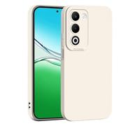 ILING Líquida Silicona Funda para OPPO A5M / OPPO A5 5G/4G, Ultradelgado Color Sólido Simple Elegante Carcasa, Suave TPU Bumper Mate Antigolpes Cubierta Estuche (Blanco)