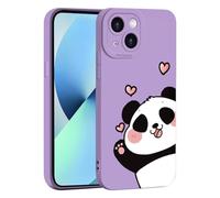 ILING Líquida Silicona Funda para OPPO A6X / OPPO A6 5G/4G/ OPPO A6K, Diseño de Flores y Dibujos Animados Lindo Ultradelgado Elegante Carcasa, Suave TPU Bumper Mate Antigolpes Cubierta, Púrpura Q13