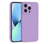 ILING Líquida Silicona Funda para OPPO A6X / OPPO A6 5G/4G/ OPPO A6K, Ultradelgado Color Sólido Simple Elegante Carcasa, Suave TPU Bumper Mate Antigolpes Cubierta Estuche, Púrpura