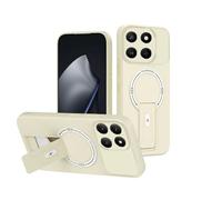 ILING Magnética Funda para Honor 400 Smart 5G de Invisible Soporte Ajustable, Protección Completa Lente Cámara con Tacto Suave y Sedoso Antigolpes Carcasa Cubierta, Blanco