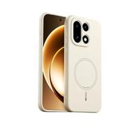 ILING Magnética Funda para OnePlus 15, Protección Lente Cámara con Ultra Slim Silicona Líquida Tacto Suave y Sedoso Antigolpes Carcasa Cubierta, Amarillo