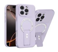 ILING Magnética Funda para OPPO Reno 14 FS (OPPO Reno 14F 5G/4G) de Invisible Soporte Ajustable, Protección Completa Lente Cámara con Tacto Suave y Sedoso Antigolpes Carcasa Cubierta, Púrpura