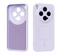 ILING Magnética Funda para Vivo X300 5G, Protección Lente Cámara con Ultra Slim Silicona Líquida Tacto Suave y Sedoso Antigolpes Carcasa Cubierta, Púrpura