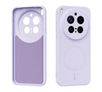 ILING Magnética Funda para Vivo X300 Pro 5G, Protección Lente Cámara con Ultra Slim Silicona Líquida Tacto Suave y Sedoso Antigolpes Carcasa Cubierta, Púrpura