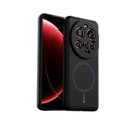 ILING Magnética Funda para Xiaomi 15 Ultra Compatible MagSafe, Protección Lente Cámara con Ultra Slim Tacto Suave y Sedoso Antigolpes Carcasa Cubierta, Negro