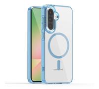 ILING Transparente Funda para Samsung Galaxy A56 5G / Galaxy A36 5G Compatible MagSafe, Protección Lente Cámara con Ultra Slim Fina Antigolpes Anti-Arañazos Carcasa Cubierta, Azul Cielo