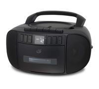ILIVE BCA209B BOOMBOX CD CASSETTE AM FM BLACK (Importación USA) ACC NUEVO