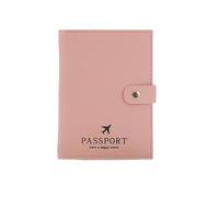 ILIYAH Cartera de viaje para pasaporte, funda para pasaporte del Reino Unido, multifuncional, organizador de documentos, Black, Casual