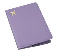 ILIYAH Porta Pasaporte Funda Protectora para Pasaporte de Cuero PU Porta Pasaporte Viajes Accesorios Passport Cover Portadocumentos Viaje（Morado）