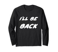 I'Ll be Back | 80's I Will be Back Movie Quote Manga Larga
