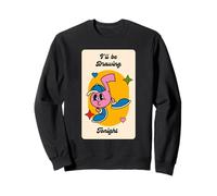 I'll Be Drawing Tonight Sketch Artist Lápiz Ilustración Sudadera