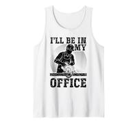 I'Ll Be In My Office Carpintero Handyman Carpintería Divertido Camiseta sin Mangas
