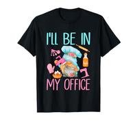 I'Ll Be In My Office Cute Baking Gnomo Cocina Camiseta