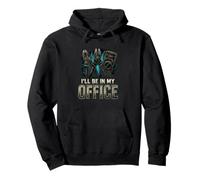 I'Ll Be In My Office Electricista Padre Funny Men Dad Sudadera con Capucha
