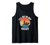 Ill Be In My Office Funny Jet Ski Sarcástico Camiseta sin Mangas