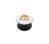 I'Ll Be In My Office Jardín Retro Jardinería Plantas Jardinero PopSockets PopGrip Adhesivo