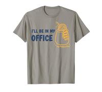 I'Ll Be In My Office My Happy Place, Divertido Amante del Ganchillo Camiseta