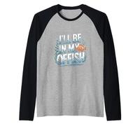 I'll Be In My Offish Funny Payaso Fish Keeping Aquarium Camiseta Manga Raglan