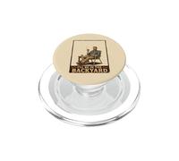I'Ll Be in The Backyard Cigar Bourbon Dad Hombres Mujeres 2 PopSockets PopGrip para MagSafe