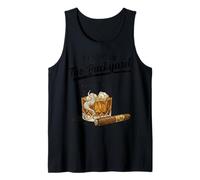 I'Ll Be in The Backyard: Divertido diseño para Amantes del Bourbon y los cigarros Camiseta sin Mangas