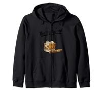 I'Ll Be in The Backyard: Divertido diseño para Amantes del Bourbon y los cigarros Sudadera con Capucha