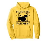 I'Ll Be In The Basement - Divertido diseño de batería para Bateristas Sudadera con Capucha