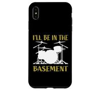 I'Ll Be In The Basement - Juego de batería para Bateristas Carcasa para iPhone XS MAX