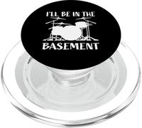 I'Ll Be In The Basement - Juego de batería para Bateristas PopSockets PopGrip para MagSafe