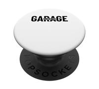 I'Ll Be In The Garage Funny Retirado Coche Retiro PopSockets PopGrip Adhesivo