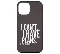 I'Ll Be in The Garage Mechanic Dad Joke Handyman Grandpa Carcasa para iPhone 12 Mini