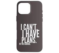 I'Ll Be in The Garage Mechanic Dad Joke Handyman Grandpa Carcasa para iPhone 16 Pro MAX