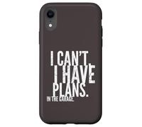 I'Ll Be in The Garage Mechanic Dad Joke Handyman Grandpa Carcasa para iPhone XR