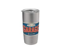 I'll Be In The Garage Vaso térmico de acero inoxidable de doble pared