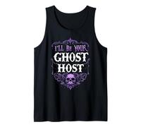 I'Ll Be Your Ghost Host Gothic Haunted House Halloween Vibe Camiseta sin Mangas