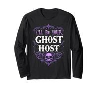 I'Ll Be Your Ghost Host Gothic Haunted House Halloween Vibe Manga Larga