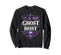 I'Ll Be Your Ghost Host Gothic Haunted House Halloween Vibe Sudadera