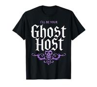 I'Ll Be Your Ghost Host Haunted Mansion Skull Halloween Vibe Camiseta