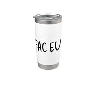 I'll Do It Funny Rumano Frase lingüística Humor Vaso térmico de acero inoxidable de doble pared