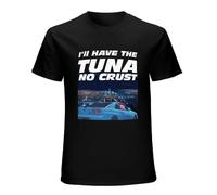 I'll Have The Tuna No Crust Paul Walker - Camiseta para hombre (algodón, color negro), Negro , S
