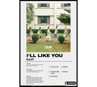 I'll Like You by ILLIT Notebook: 110 lined pages, a convenient 6” x 9” size, and a beautiful glossy finish